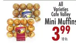 Garden Fresh Market All Varieties Cafe Valley Mini Muffins offer