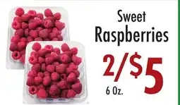 Garden Fresh Market Sweet Raspberries offer