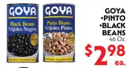 La Chiquita Food Market GOYA •PINTO •BLACK BEANS offer