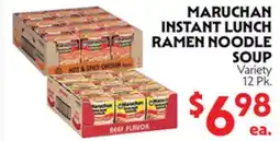 La Chiquita Food Market MARUCHAN INSTANT LUNCH RAMEN NOODLE SOUP offer