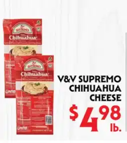 La Chiquita Food Market V&V SUPREMO CHIHUAHUA CHEESE offer