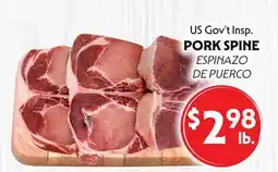 La Chiquita Food Market US Gov't Insp. PORK SPINE offer