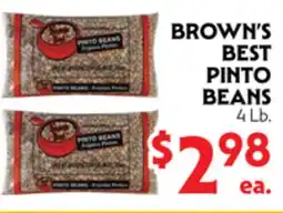 La Chiquita Food Market BROWN'S BEST PINTO BEANS offer