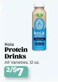 Roche Bros Koia Protein Drinks offer