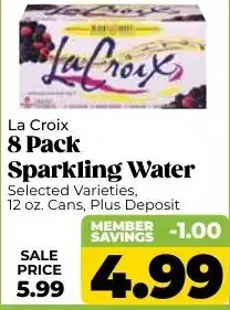 Roche Bros La Croix sparkling water offer