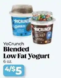 Roche Bros Yocrunch blended low fat yogurt offer
