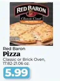Roche Bros Red Baron Pizza offer