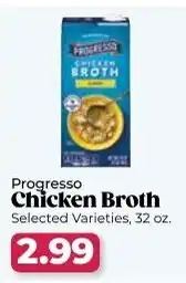 Roche Bros Progresso chicken broth offer