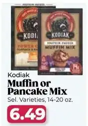 Roche Bros Kodiak Muffin or Pancake Mix offer