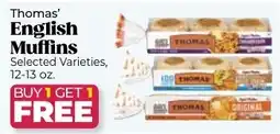 Roche Bros Thomas' English Muffins offer