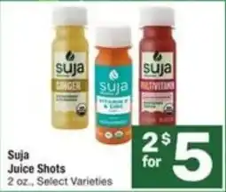 Randalls Suja Juice Shots offer