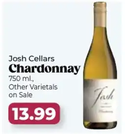 Roche Bros Josh Cellars Chardonnay offer