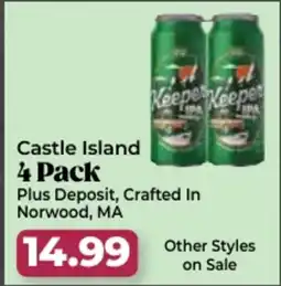 Roche Bros Castle Island 4 Pack offer