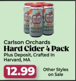 Roche Bros Carlson Orchards Hard Cider offer