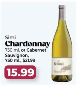 Roche Bros Simi Chardonnay offer