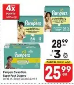 Randalls Pampers Swaddlers Super Pack Diapers offer