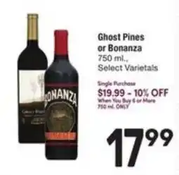 Randalls Ghost Pines or Bonanza offer