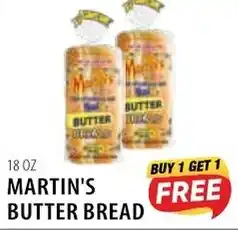 Karns Martin's butter bread offer