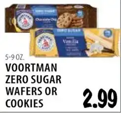 Karns Voortman zero sugar wafers or cookies offer