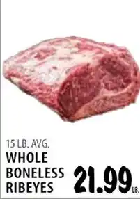 Karns Whole Boneless Ribeyes offer