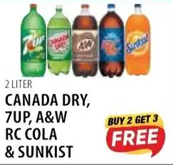 Karns Canada Dry, 7up, A&W, Rc Cola & Sunkist offer
