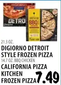 Karns Digiorno detroit style frozen pizza, california pizza kitchen frozen pizza offer
