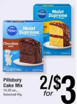 Harvest Foods Pillsbury cake mix offer