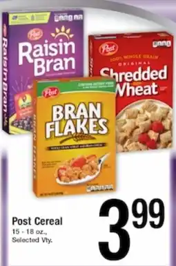 Harvest Foods Post Cereal offer