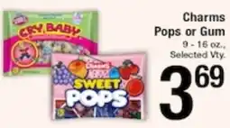 Harvest Foods Charms Pops or Gum offer