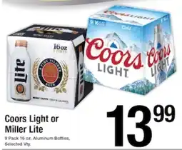 Harvest Foods Coors Light or Miller Lite offer
