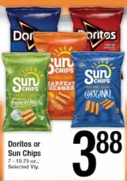 Harvest Foods Doritos or Sun Chips offer