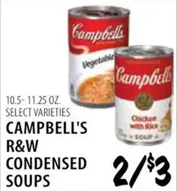 Karns Campbell's R&W Condensed Soups offer