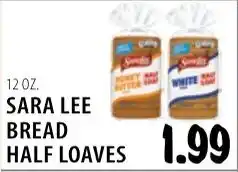 Karns Sara Lee bread half loaves offer