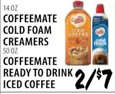 Karns Coffeemate cold foam creamers offer