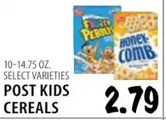 Karns Post kids cereals offer