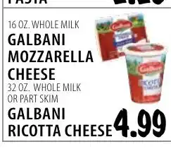 Karns Galbani mozzarella cheese offer