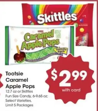 Tootsie Caramel Apple Pops