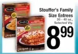Harvest Foods Stouffer's Family Size Entrees offer