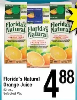Harvest Foods Florida's Natural Orange Juice offer