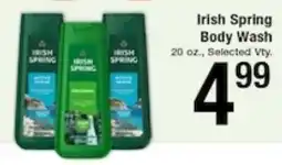Harvest Foods Irish Spring Body Wash offer