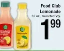 Harvest Foods Food Club Lemonade offer