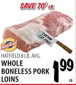 Karns Hatfield whole boneless pork loins offer