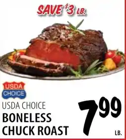 Karns Usda choice boneless chuck roast offer