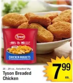 Harvest Foods Tyson Breaded Chicken offer