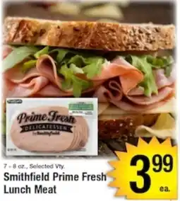 Harvest Foods Smithfield Prime Fresh Lunch Meat offer