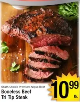 Harvest Foods Usda Choice Premium Angus Beef Boneless Beef Tri Tip Steak offer
