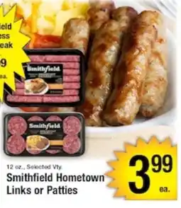 Harvest Foods Smithfield Hometown Links or Patties offer