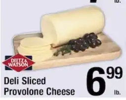 Harvest Foods Dietz & Watson Deli Sliced Provolone Cheese offer
