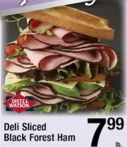 Harvest Foods Dietz & Watson Deli Sliced Black Forest Ham offer