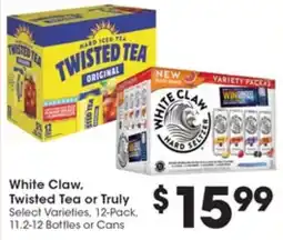 Gerbes White Claw, Twisted Tea or Truly offer